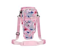 MultiValue Porte-bouteille d'eau universel, porte-bouteille tendance avec poche pour téléphone et bandoulière, pochette pour bouteille d'eau pour la marche et la randonnée, remplissage de chaussettes