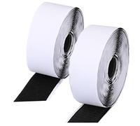 mumbi Bande Velcro auto-adhésive composée d'un crochet et d'un polaire, extra solide, 38 mm x 2 m, noir, bande Velcro 38 mm x 2 m, noir