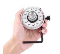mumisuto Jauge d'Angle de Couple 1/2', Cle Dynamometrique Pouce Jauge de Serrage de Torsion Gauge Angulaire Couples 360 Degrés Réglable Outillage Mecanique Auto Entraînement Indicateur