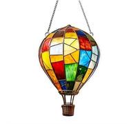 MUMQAQ Lanternes solaires d'extérieur étanches, lanternes solaires en forme de montgolfière, lampes LED à suspendre à l'énergie solaire, lampe d'extérieur portable pour jardin, terrasse et allée