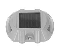 MUNEFE Lampe solaire de pont d'allée à 12led, lumière de quai de trottoir, lampe de quai extérieure, adaptée pour améliorer la visibilité dans les espaces extérieurs (Lumière rouge)