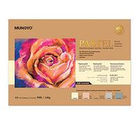 MUNGYO Bloc de papier pastel professionnel format A4 pour pastel à l'huile, 30 feuilles (couleurs aléatoires)