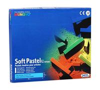 Mungyo Boite de Pastels secs, Assorties, Medium, Set de 24 Pièces MP24