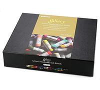 Mungyo MPHM-60 - Gallery Artists' Handmade Soft Pastels, lot de 60 pastels roulés à la main de qualité artistique, consistance douce