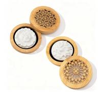 MUNTE 2 Pièces Diffuseur de Parfum, Galet Diffuseur Huile Essentielle avec des Pierres D'aromathérapie, Deux Styles, pour Chambre à Coucher, Bureau, Également Disponible en Cadeau
