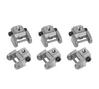 muqeu 6 Pièces Supports de Lames de Scie à Chantourner Kits de Conversion Adaptateur Sans Broche Supports de Lame Supérieur/Inférieur en Métal