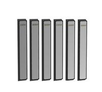 muqeu Kit de Plaques de Couteau en Diamant 6 PCS Set pour les Aiguilles de Type Xarilk Affûteurs de Diamants Pierres 180# 400# 800# 1500# 2000# 3000#