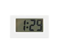 muqeu Mini Horloge Triangle Écran LED Électronique Écran D'Alarme Numérique Horloge de Bureau pour Bureau à Domicile Table Chambre Décor Facile à Utiliser Blanc