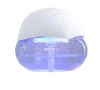 muqeu Purificateur d'air Laveur à Base d'eau, Rafraîchisseur d'air avec 7 Lumières LED Changeantes de Couleur, Revitalisant d'air et Rafraîchisseur, Prise Européenne.