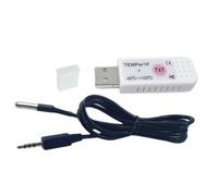muqeu Thermomètre USB Capteur de Température pour Ordinateur Sonde de Température Aquarium Industrie Moniteur à Distance TEMPer1F