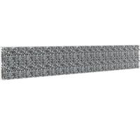 Mur à gabion avec couvercles Acier galvanisé 600x30x100 cm