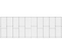 Mur à gabion avec couvercles Acier galvanisé 600x30x200 cm