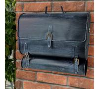 mur courrier boîte journal casier rouleau noir bleu sac d'école design