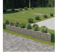 Mur de gabion Acier galvanisé 450x30x50 cm