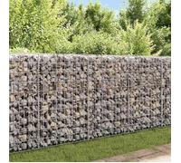 Mur de gabion - vidaXL - Acier galvanisé - 450x30x100 cm - Argent