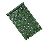 Mur de Haie Artificielle en Plastique Vert, Clôture Feuillage Réaliste | Écran Occultant pour Treillis et Clôture, sans Arrosage ni Taille, Salon ou Porche Avant, Aspect Solide
