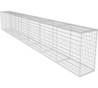 Mur en gabion avec couvercle Acier galvanisé 600x50x100 cm