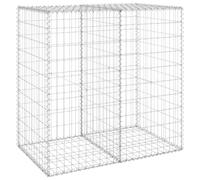 Mur en gabion avec couvercles Acier galvanisé 100x60x100 cm