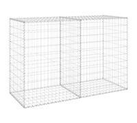 Mur en gabion avec couvercles Acier galvanisé 150x60x100 cm