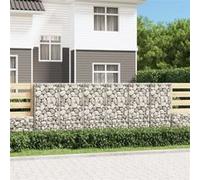 vidaXL Mur en gabion avec couvercles Acier galvanisé 300 x 50 x 100 cm Clôture