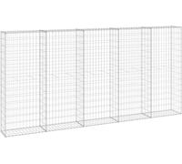 Mur en gabion avec couvercles Acier galvanisé 300x30x150 cm