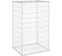 Mur en gabion avec couvercles Acier galvanisé 60x50x100 cm