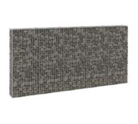 vidaXL Mur en gabion avec couvercles – Acier galvanisé 300x30x150 cm – Grande capacité