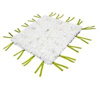 Mur végétal artificiel - Panneau - Intérieur/extérieur - Cadre métallique - Facile à nettoyer - Durable - Balcon, cour et décoration de fête - Blanc