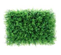 Mur Végétal Artificiel pour Aquarium, Panneau Décoratif 60x40x5cm | Plastique Vert Haute Densité, Installation Facile, Style pour Parois Intérieures, Vitrines Commerciales et Décors de Fête