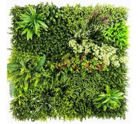 Mur végétal artificiel - SYNTHAIETIK - Prairie Color - 1 m² - Couleurs nuancées - Sans entretien