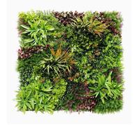 Mur végétal artificiel Wood Colors 1 m² - panneau naturel dense décoration murale