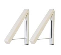 Mural Cintre Pliant Rabattable, Porte Cintre Mural, Economiseur d'Espace Crochet Mur Pliable Cintre de Vêtements Mural Manteau Rack de Stockage Organisateur Buanderie Séchoir Rack Hanger, 2 Paquets