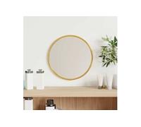 vidaXL Miroir Rond 20 cm Doré