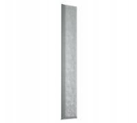 Muralo Panneau Mural en Velours Magic Velvet 100x20 cm - Coussin Mural Rembourré, Capitonné, Design 3D, Confortable, Décoration Moderne Luxe Chambre et Salon - Gris Clair