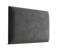 Muralo Panneau Mural en Velours Magic Velvet 40x30 cm - Coussin Mural Rembourré, Capitonné, Design 3D, Confortable, Décoration Moderne Luxe Chambre et Salon - Graphite