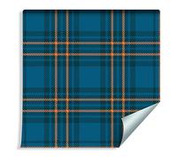 Muralo Papier Peint à la Mode Motif Écossais Coloré - 10m x 53 cm | Revêtement mural vinyle lavable, pose facile, motif haute définition - style moderne pour salon ou bureau