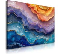 Muralo Toile pour bureau VAGES ABSTRACTUELLES Motifs modernes Glamour Br. 30cm x Hö. 20cm