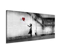 murando - Grand Tableau Hobby 160x80 cm - Impression sur Toile XXL Format Tableau Panoramique Moderne Géant Décoration Horizontal Murale Chambre - Banksy i-C-0113-ak-e