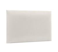 murando - Panneau Mural Rembourré Rectangle Velours Crème 40x60 cm | Coussin Mural comme Tête de Lit pour Lit, Décoration Murale pour Chambre à Coucher Salon Chambre d’Enfant