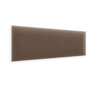 murando - Panneau Mural Rembourré Rectangle Velours Premium 30x60 cm - Coussin Mural comme tête de lit pour lit, décoration Murale pour Chambre à Coucher Salon Chambre d’Enfant - Marron