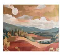 murando - Papier Peint Adhesif Mural, Sticker Mural, Paysage, 392x280 cm | Pose Facile sans Colle, Fabrication EU, Tapisserie Murales, Papiers Peints Panoramique, Poster Mural, Décoration Moderne