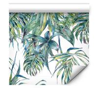 murando - Papier Peint Autocollant, Stickers Muraux Chambre, Feuilles, 10 m | Pose Facile sans Colle, Fabrication EU, Tapisserie Murales, Papiers Peints Panoramique, Poster Mural, Décoration Moderne