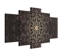 Murando Tableau Verre Acrylique 200x100 cm Lienzo tejido no tejido XXL A | Clous Inclus, Impression sur Toile, Tableaux, Posters et Arts Décoratifs, Motif Ethnique Graphique Mandala Orienter Fond Zen