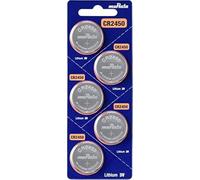 muRata 248414 CR2450-BEABAE CR 2450 Lot de 5 Piles Bouton au Lithium 610 mAh 3 V