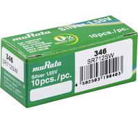 Murata Pile bouton 346 1.55 V 10 pc(s) 9.5 mAh oxyde dargent SR712SW-PBWW