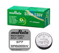 MURATA SR626SW-PBWW Pile Bouton 377 oxyde d'argent 26 mAh 1,55 V 0% Mercure