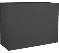Murêt Pot De Fleurs Loft 46l Gris Anthracite - Double Parroi Avec Zone De Retention Eau - Eda