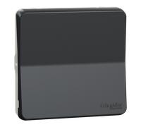 Mureva Styl - Bouton poussoir - composable - IP55 - IK08 - connexion auto - gris - SCHNEIDER ELECTRIC - MUR35027