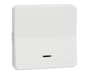 Mureva Styl - Va et vient lumineux LED - composable - IP55 - IK08 - blanc - SCHNEIDER ELECTRIC - MUR39024