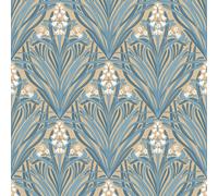 Muriva Papier Peint Vinyle Art Déco Géométrique Floral 5 Couleurs